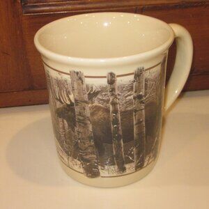 Oversized Maine Moose Mug Walk in the Woods